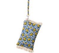 DIVINA Pochette méditerranéenne italienne avec impression, franges décoratives, 28 x 18 cm - POC 1800 - BAG 98, 22v724