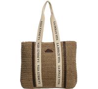 DIVINA Sac en paille Cléopâtre, 45 x 29 x 10 cm - Medium BAG 172, Dark Beige