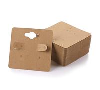 DIVINA VITAE 100 Pieces Cartes de Boucle D'oreille à Vendre Support D'affichage Carte Sangle 6 Trous Blanc Boucle D'oreille Papier Titulaire Carte Etiquettes Bricolage pour Accrocher Collier Bijoux