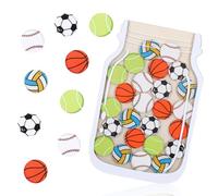 DIVINA VITAE Verres de récompense en verre avec 25 balles et support en bois Système de récompense pour enfants Outils de gestion de classe Récompense pour la maison et l'école Pour récompenser un bon