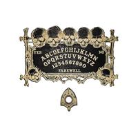 Divination Board, Wood Talking Board, Mysterious Design Prop, Spiritual Entertainment Tool, Ideal for Gathering, Dorm, Home, Classroom, Bedroom, Tabletop Use, 13.78x8.66 inches