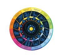 Divinations Mat Constellations Coussin pour cartes de tarot autels astrologie pendule Tapis pour la guérison divine