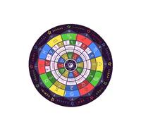 Divinations Mat Constellations Coussin pour cartes de tarot autels astrologie pendule Tapis pour la guérison divine