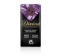 Divine Chocolat noir 85 % cacao, barre de 90 g