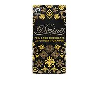 Divine Chocolate Dark Chocolate with Ginger & Orange 100g