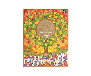 Divine Chocolate Lot de 2 calendriers de l'Avent au chocolat au lait issu du commerce équitable