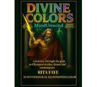 Divine Colors - Gr ods in Mandala: A Mythological Coloring Book for Adults with 50 Intricate Illustrations to Relax, Color, and Meditate