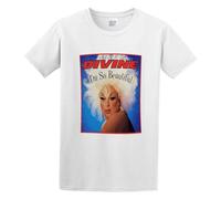 Divine Drag Im So Beautiful Print John Walters Cult Mens Short Sleeve White 3XL