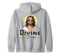 Divine Drip Cool Jesus Meme Retro Esthétique Sweat à Capuche