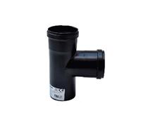 Divine Fire Raccord ø8 cm en acier noir pour poêle à pellets aluminié