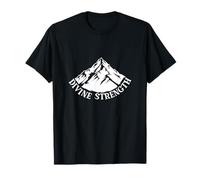 Divine Force Montagne Dieu Foi Jésus T-Shirt