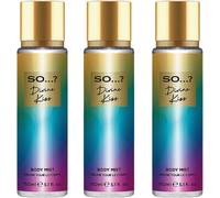 Divine Kiss Brume Corporelle Parfumée Pour Femme 150ml (Lot De 3)