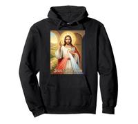 Divine Mercy Image Jesus I Trust in You Prière catholique Sweat à Capuche