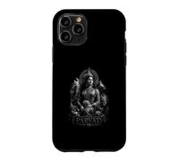 Divine Parvati Déesse Hindou Shakti Lion Lotus Temples Coque pour iPhone 11 Pro