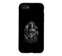 Divine Parvati Déesse Hindou Shakti Lion Lotus Temples Coque pour iPhone SE (2020) / 7/8