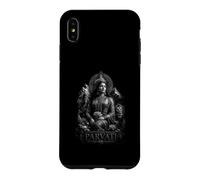 Divine Parvati Déesse Hindou Shakti Lion Lotus Temples Coque pour iPhone XS Max