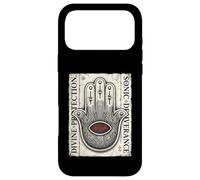 Divine Techno Hamsa Protection Sonique Main Coque pour iPhone 17 Pro Max