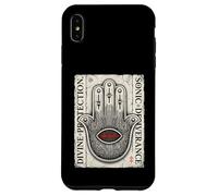 Divine Techno Hamsa Protection Sonique Main Coque pour iPhone XS Max