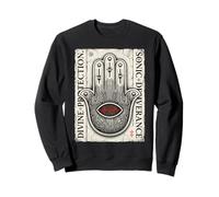 Divine Techno Hamsa Protection Sonique Main Sweatshirt