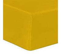 Divine Textiles Drap-housse très profond de 40 cm de profondeur, pour lit king size - Moutarde