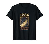 Divine Timing Mystic Celestial Stairway Numérologie 1234 T-Shirt Graphique avec Valeur