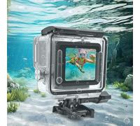 Diving Case for GoPro HERO 4K 2024, 60m,Waterproof Diving Case Cover with Screws for Hero 4K Camera 2024