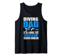 Diving Dad Just Like A Normal Dad Scuba Dive Diver Débardeur