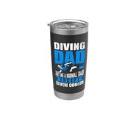 Diving Dad Just Like A Normal Dad Scuba Dive Diver Gobelet isotherme en acier inoxydable double paroi