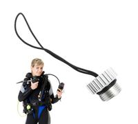Diving DIN Tank - Diving Dust Plug Protector | Rope Attached Cap | Heavy Duty DIN Regulator Cover For Equipment Industrial Tank Protection