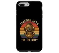 Diving Diver Blockchain Ocean Finance Statistiques numériques Bitcoin Coque pour iPhone 7 Plus/8 Plus