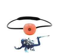 Diving Diving Tank Banger - 1,3 x 1,42 pouces - Détecteur de bruit de plongée portable - Appareil de signal sous- | Balle de frappe cylindrique - Son fort - Sports de plein air - Orange