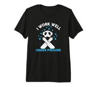 Diving I Work Well Under Presure Funny Scuba Dive Diver T-Shirt Haut de Gamme