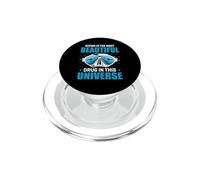 Diving is The Most Beautiful Funny Scuba Dive Diver PopSockets PopGrip pour MagSafe