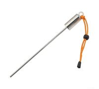 Diving rattle for pour ding ding stainless steel underwater probe with hand strap(Orange)