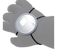 Diving Wrist Mirror - ABS 2.2 Inches , Waterproof Convex Observation Mirror, Adjustable Strap Tool | Underwater Inspection Device, Safety Reflector For Snorkeling Swimming Cave Diving Outdoor Survival