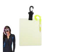Diving Writing Board Waterproof Luminous Dive Gear Underwater Communication | Waterproof Luminous Diving Writing Board Provides Clear Visibility High Contrast Glow Underwater Night Operations