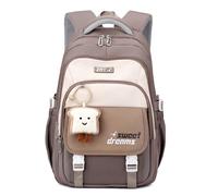 DivingBirds Cartable Fille Primaire CP Sac a Dos College Fille 32L, Ergonomique | Sangle de Poitrine | Impermeable | Kawaii, Sac à Dos Enfant Sac Ecole Ado Fille Collège 8+ Ans, Kaki