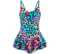 DivingBirds Me Kids Maillot de bain une pièce pour fille réglable 4-9 ans, Blue Me, 5-6 ans