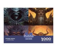 Divinité céleste Puzzle Adulte 1000 Pièces Dieu De Qualité Supérieure : Maîtrisez Le Défi du Puzzle Difficile - pour Un Large Panel Dès 14 Ans 52x38cm/1000pcs