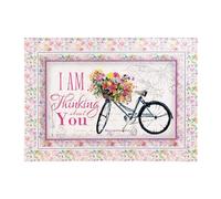 Divinity Boutique Cartes simples : Thinking of You, Bicycle Jeremiah 29:11 (lot de 6)