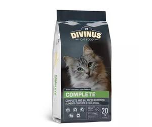 DIVINUS Cat - Nourriture complète riche en vitamines et minéraux pour chats adultes - 20kg