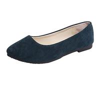 Divisé Coiffeur Coloré sur Flat Shallow Confort Casual Simple Chaussures Pantoufles de Jardin, vert, 38 EU