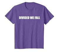 Divisés, Nous tombons T-Shirt, Enfant, Violet Chiné, 2 Ans