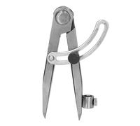 Diviseur d'aile de verrouillage à boussole Scribing outil de scribe métallique de travail du bois pour dessiner des cercles avec porte-crayon 125 mm en acier en carbone durable