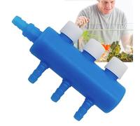 Diviseur d'air pour aquarium | Vanne régulateur de débit de ligne de réservoir à poissons, vanne à levier de contrôle du débit d'air d'aquarium, séparateur de distributeur, connecteur de tube