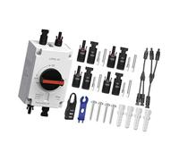 Diviseur d'alimentation à courant continu 1200 V 32 A IP66 imperméable pour redresseurs solaires, câbles constants, changement séparé