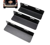 Diviseur de bagages pour voiture - 3 pièces, organiseur de 19 x 5 x 5 cm avec | séparateurs réglables, fixation antidérapante pour sacs de courses, équipements de sport, tout-terrain, V