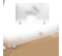 Diviseur de bureau givré - Cloison semi-transparente pour l'intimité à l'hôpital, salle de réunion, maison, restaurant - Paravent translucide (1 pièce, 101,6 x 55,9 cm)