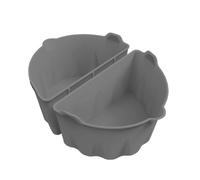 Diviseur de casserole lente - Duo d'outils en silicone, système de cuisson à insert culinaire flexible | Unité de service étanche et thermostable, pour buffet, dîner, dîner, célébration, banquet, hébe