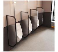 Diviseur de partition des Toilettes, Baffle d'intimité d'urinoir pour Hommes en Verre trempé, écran d'intimité d'urinoir Mural pour l'hôtel, écoles, centres commerciaux, lieux